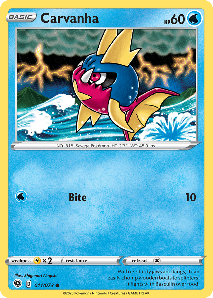 Carvanha (11/073) [Sword & Shield: Champion's Path]
