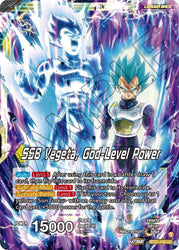 SSB Son Goku // SSB Vegeta, God-Level Power (BT21-100) [ZENKAI Series: Set 04]