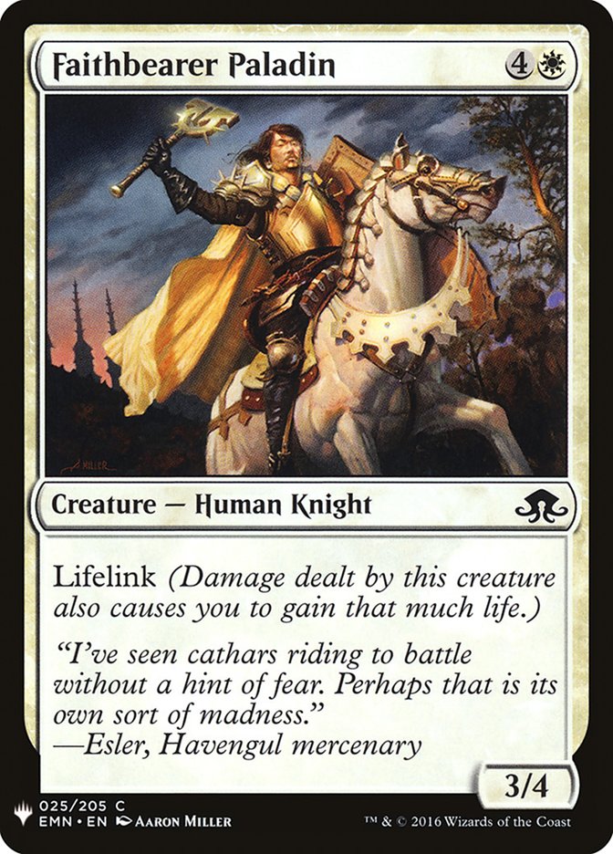 Faithbearer Paladin [Mystery Booster] (MB1 104)