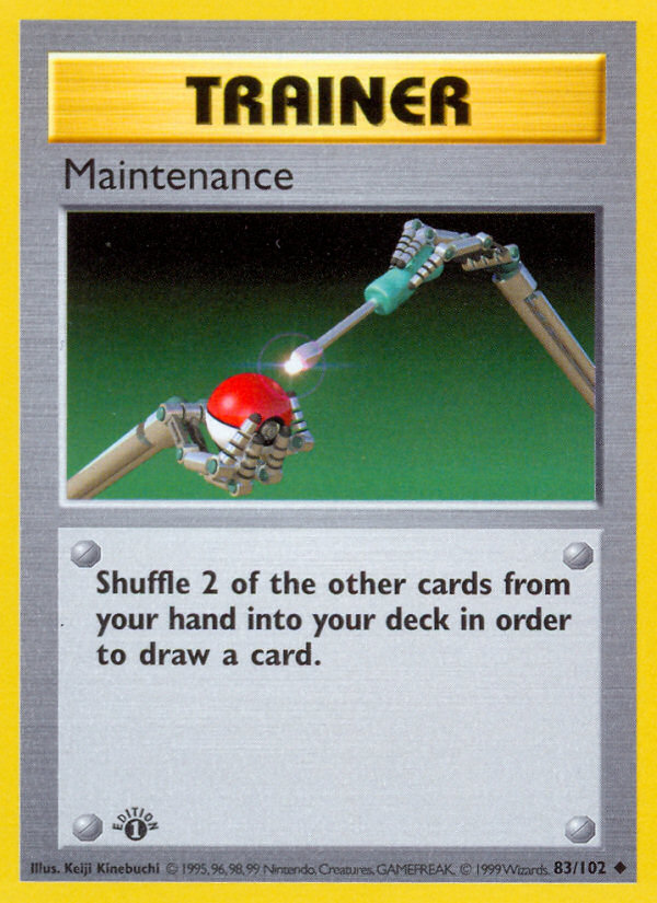 Maintenance (83/102) [Base Set 1st Edition]