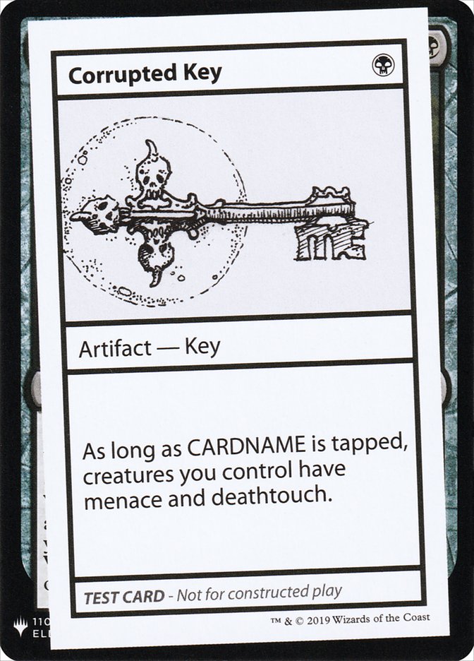 Corrupted Key [Mystery Booster Playtest Cards] (CMB1 39)