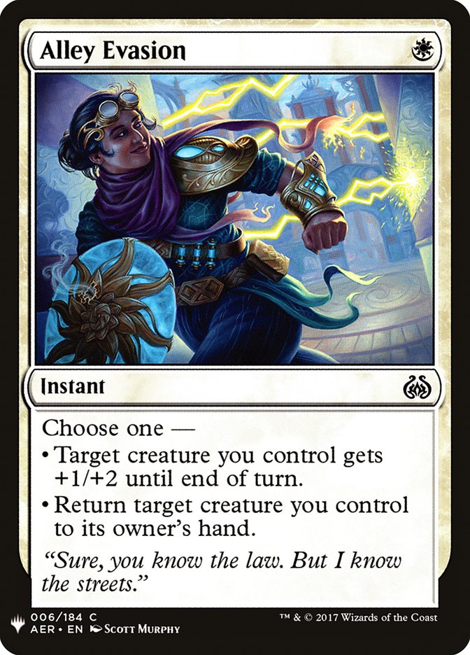 Alley Evasion [Mystery Booster] (MB1 15)