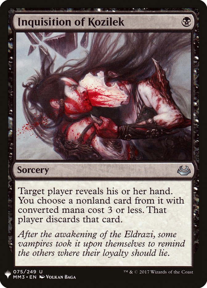 Inquisition of Kozilek [Mystery Booster] (MB1 694)