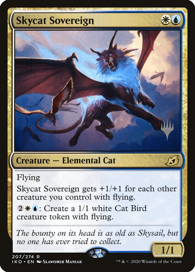 Skycat Sovereign (Promo Pack) [Ikoria: Lair of Behemoths Promos] (PIKO 207P)