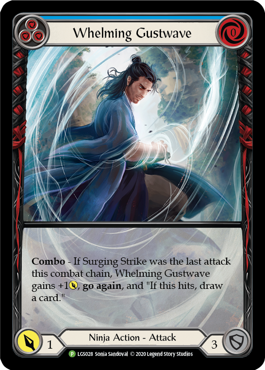 Whelming Gustwave (Blue) [LGS028] Rainbow Foil