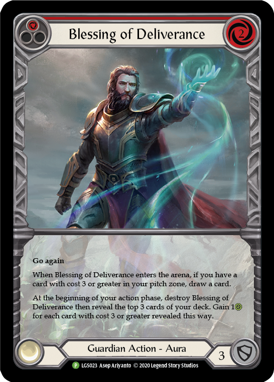 Blessing of Deliverance (Red) [LGS023] Rainbow Foil