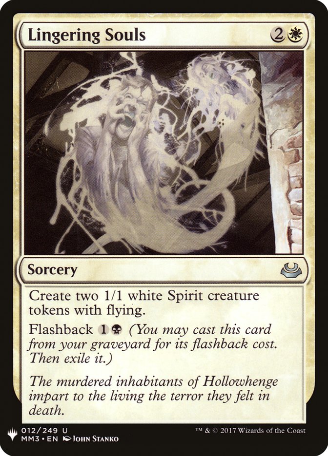 Lingering Souls [Mystery Booster] (MB1 162)