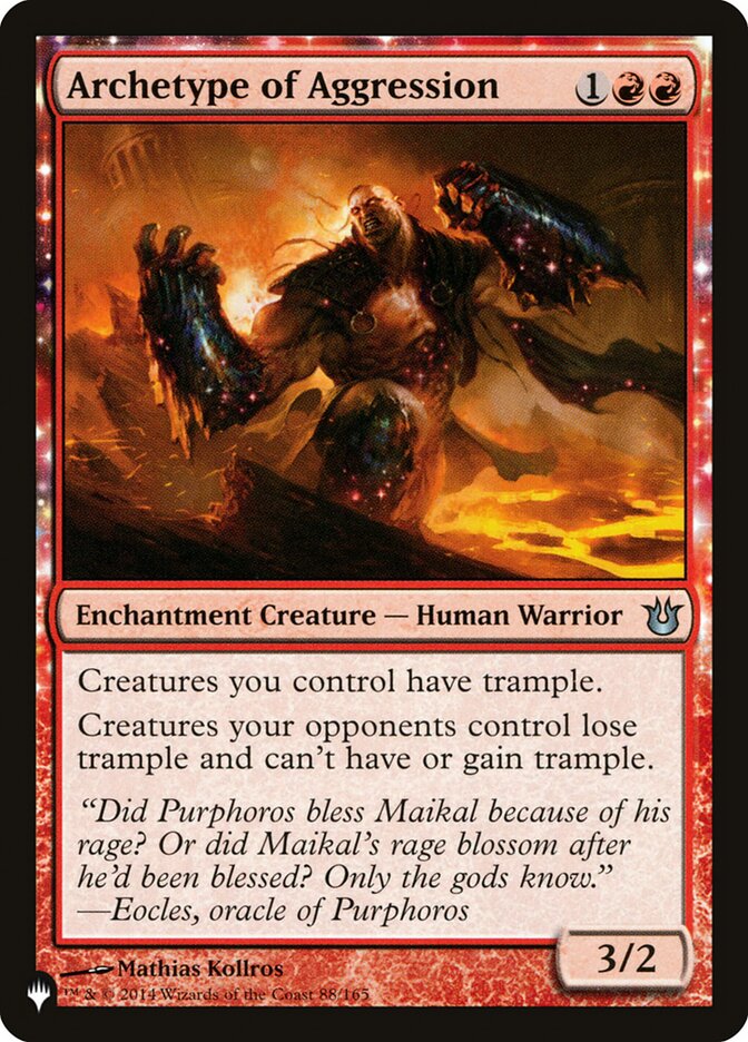 Archetype of Aggression [The List] (LBNG 88)