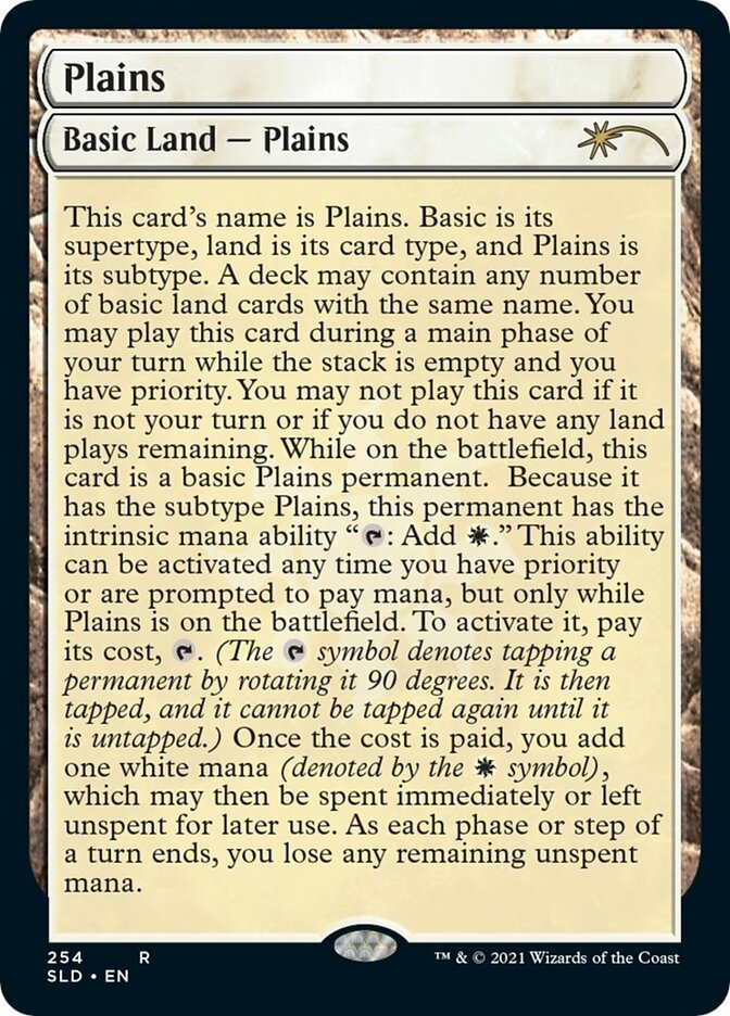 Plains (254) [Secret Lair Drop Series] (SLD 254)
