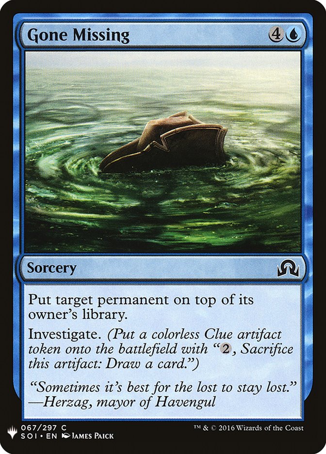 Gone Missing [Mystery Booster] (MB1 393)