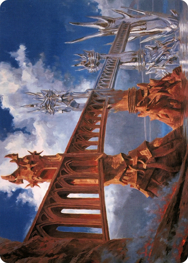 Silverbluff Bridge Art Card [Modern Horizons 2 Art Series] (AMH2 78)