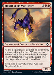 Mount Velus Manticore [Modern Horizons 2] (MH2 136)