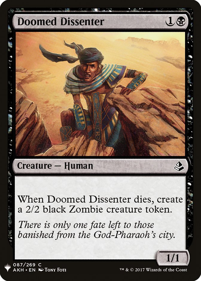 Doomed Dissenter [Mystery Booster] (MB1 631)