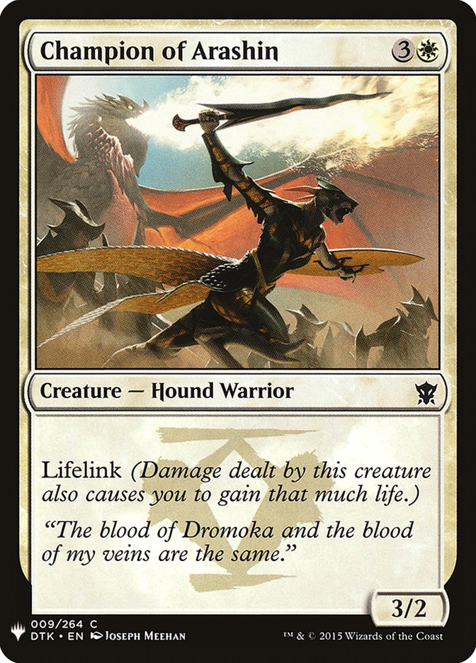 Champion of Arashin [Mystery Booster] (MB1 52)