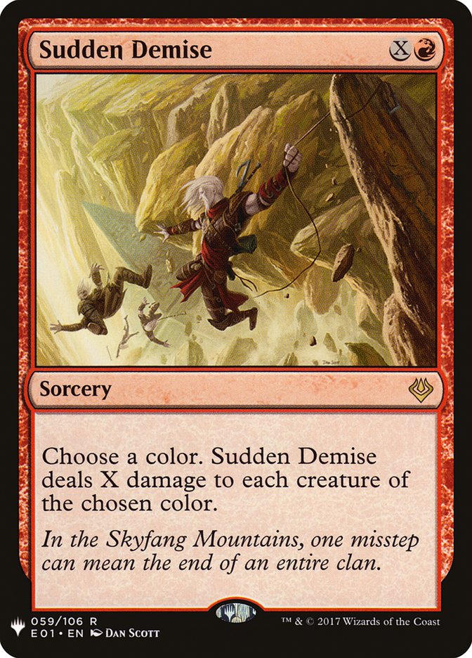 Sudden Demise [Mystery Booster] (MB1 1071)