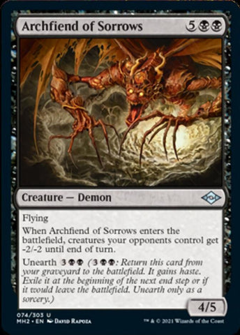 Archfiend of Sorrows [Modern Horizons 2] (MH2 74)