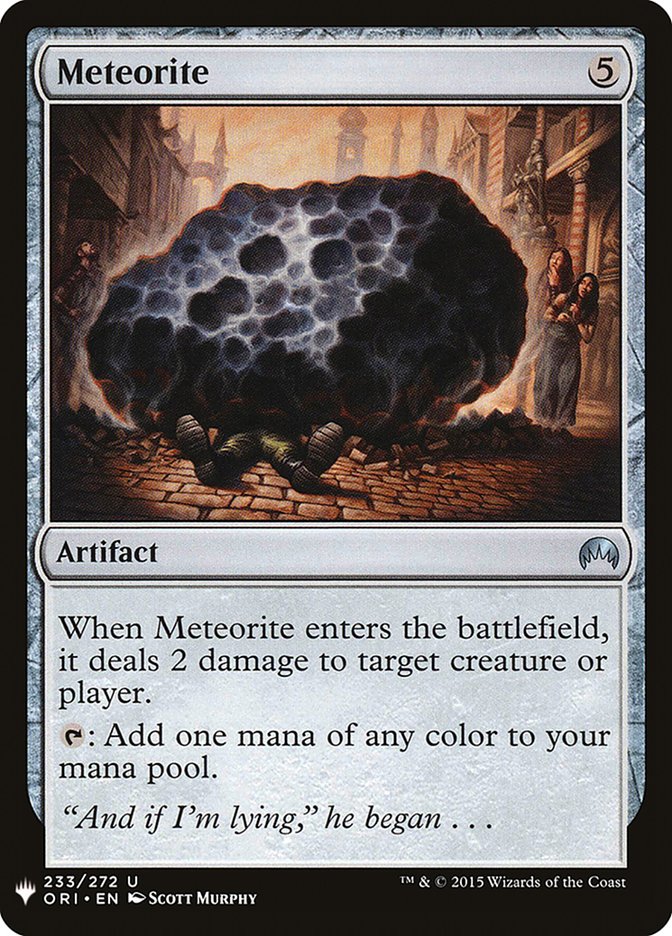 Meteorite [Mystery Booster] (MB1 1605)
