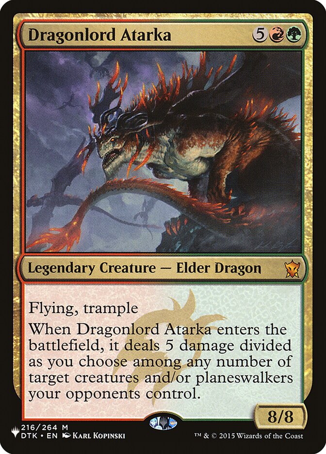 Dragonlord Atarka [The List] (LDTK 216)