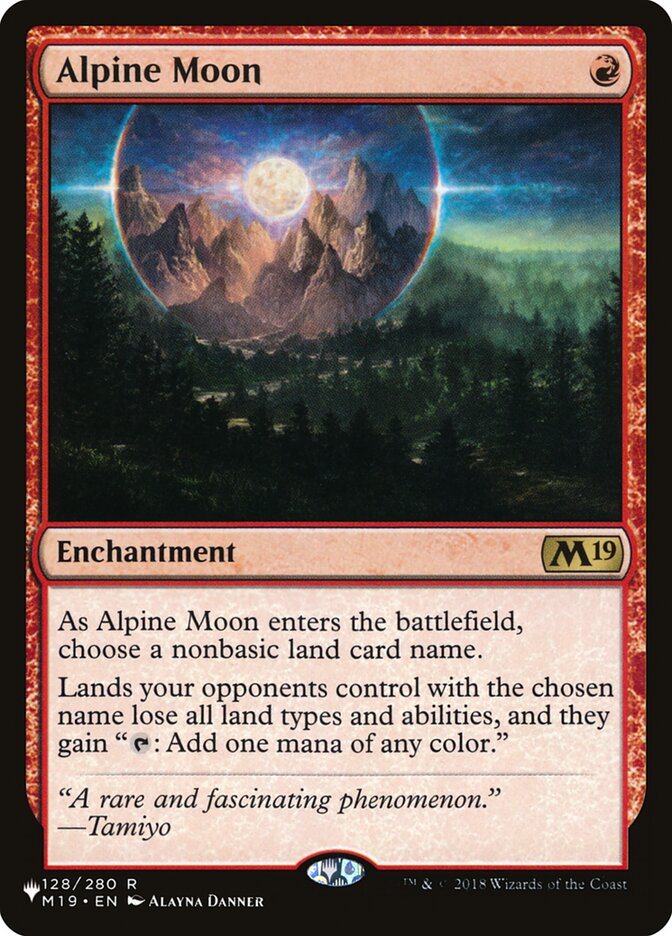 Alpine Moon [The List] (LM19 128)