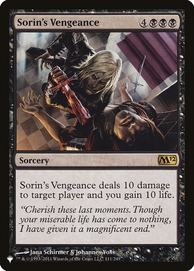 Sorin's Vengeance [The List] (LM12 111)