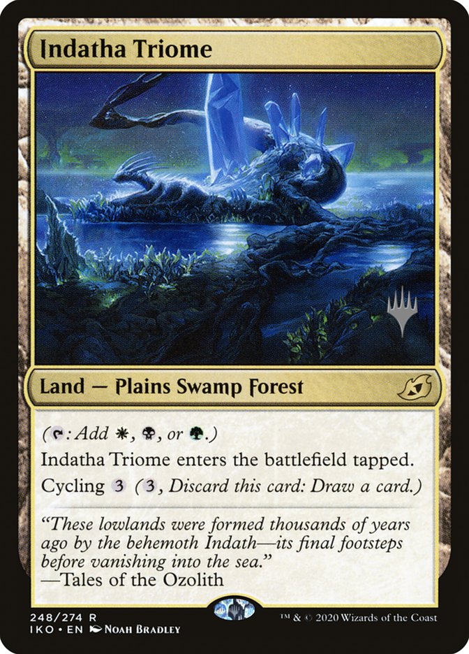 Indatha Triome (Promo Pack) [Ikoria: Lair of Behemoths Promos] (PIKO 248P)