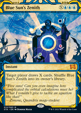 Blue Sun's Zenith (Etched Foil) [Strixhaven Mystical Archive] (STA 12)