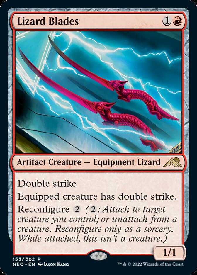 Lizard Blades [Kamigawa: Neon Dynasty] (NEO 153)