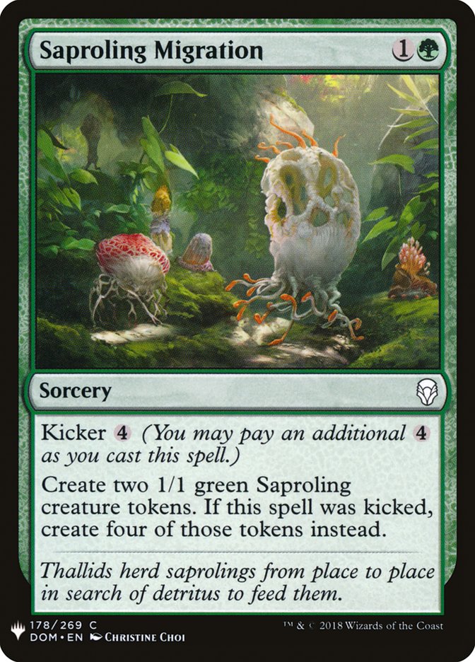 Saproling Migration [Mystery Booster] (MB1 1323)