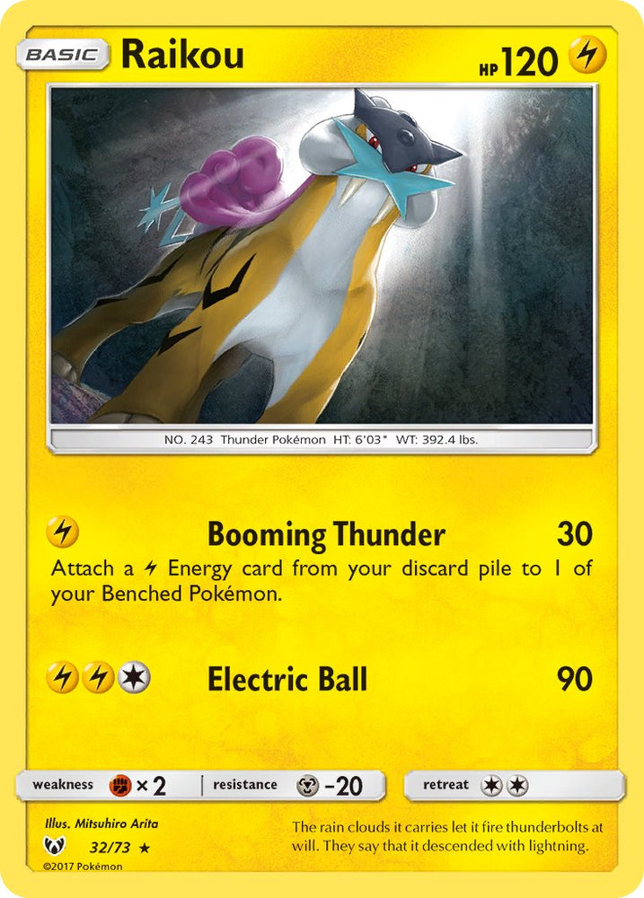 Raikou (Lets Play Pikachu Cracked Ice Holo) (32/73) [Theme Deck Exclusives]