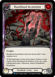 Runeblood Incantation (Red) [EVR107] 1st Edition Normal