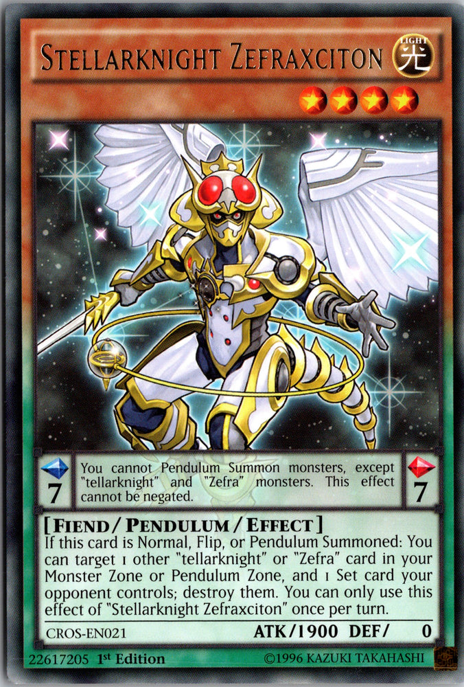 Stellarknight Zefraxciton [CROS-EN021] Rare