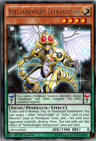 Stellarknight Zefraxciton [CROS-EN021] Rare