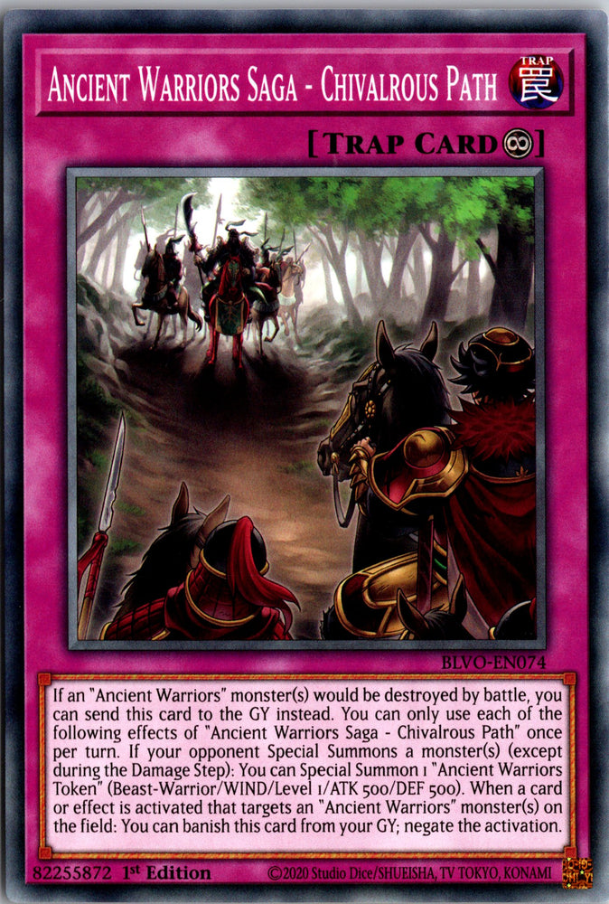 Ancient Warriors Saga - Chivalrous Path [BLVO-EN074] Common