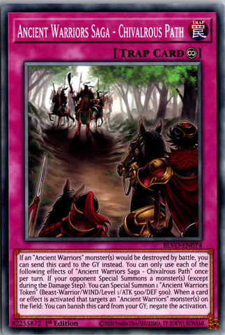 Ancient Warriors Saga - Chivalrous Path [BLVO-EN074] Common