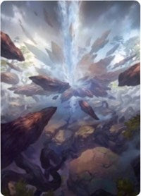 Prismatic Vista Art Card [Zendikar Rising Art Series] (AZNR 35)