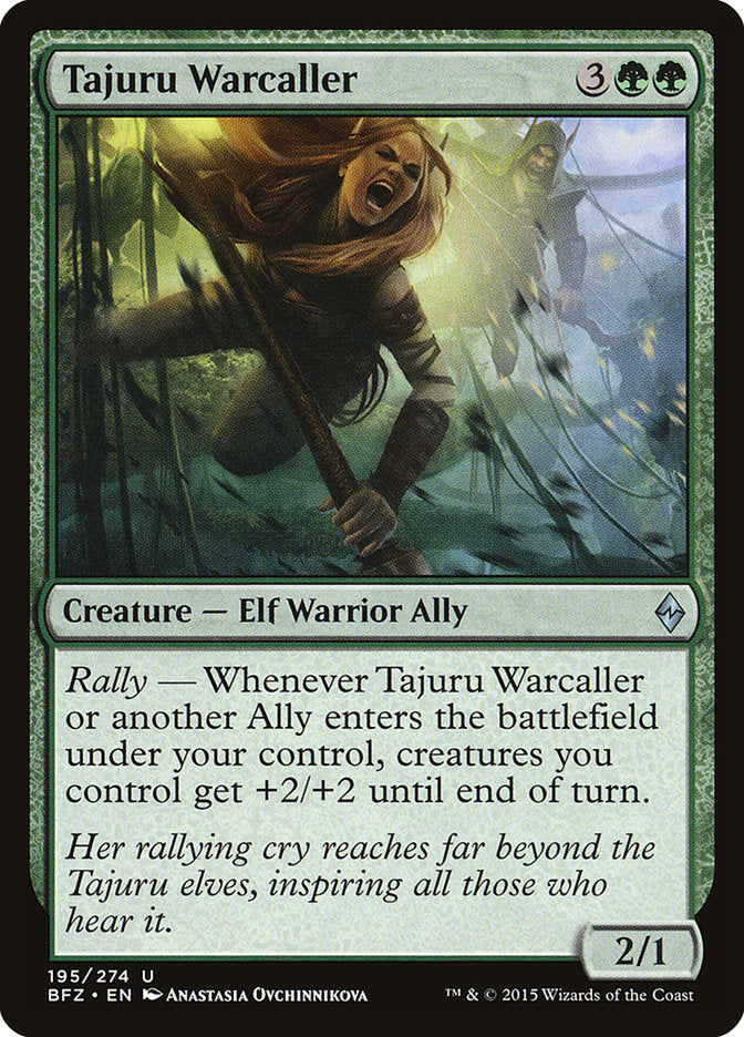 Tajuru Warcaller [Battle for Zendikar] (BFZ 195)