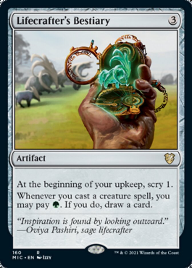 Lifecrafter's Bestiary [Innistrad: Midnight Hunt Commander] (MIC 160)