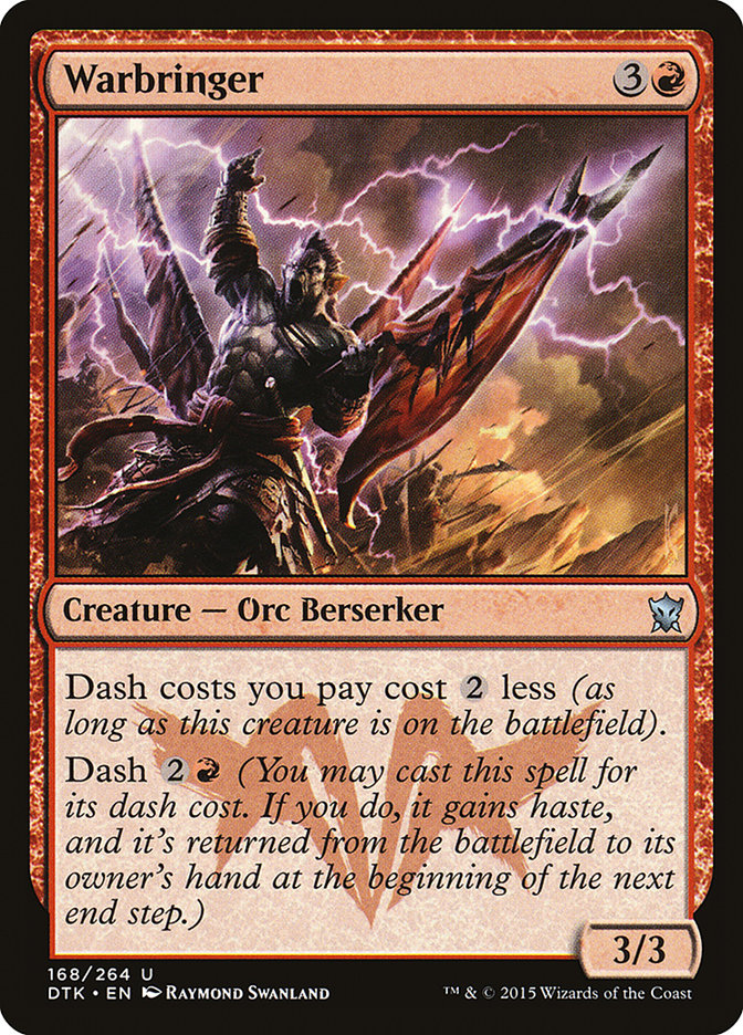 Warbringer [Dragons of Tarkir] (DTK 168)