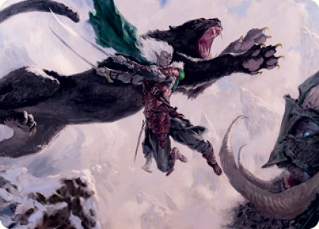 Drizzt Do'Urden Art Card [Dungeons & Dragons: Adventures in the Forgotten Realms Art Series] (AAFR 52)