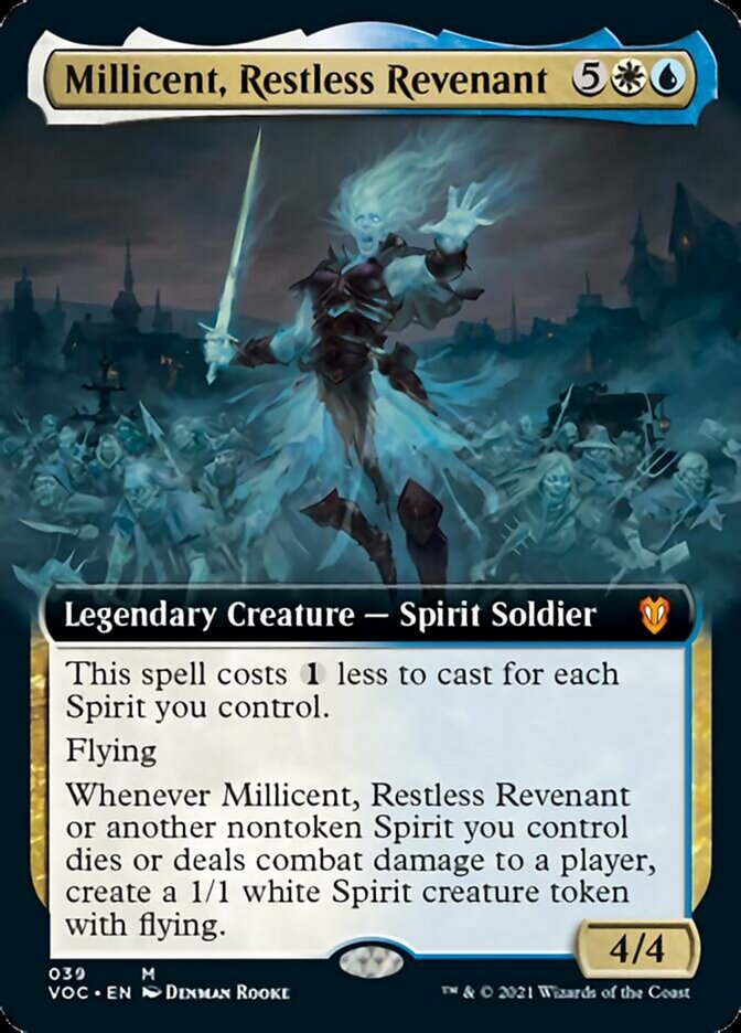 Millicent, Restless Revenant (Extended) [Innistrad: Crimson Vow Commander] (VOC 39)