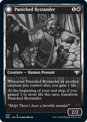 Panicked Bystander // Cackling Culprit [Innistrad: Double Feature] (DBL 295)