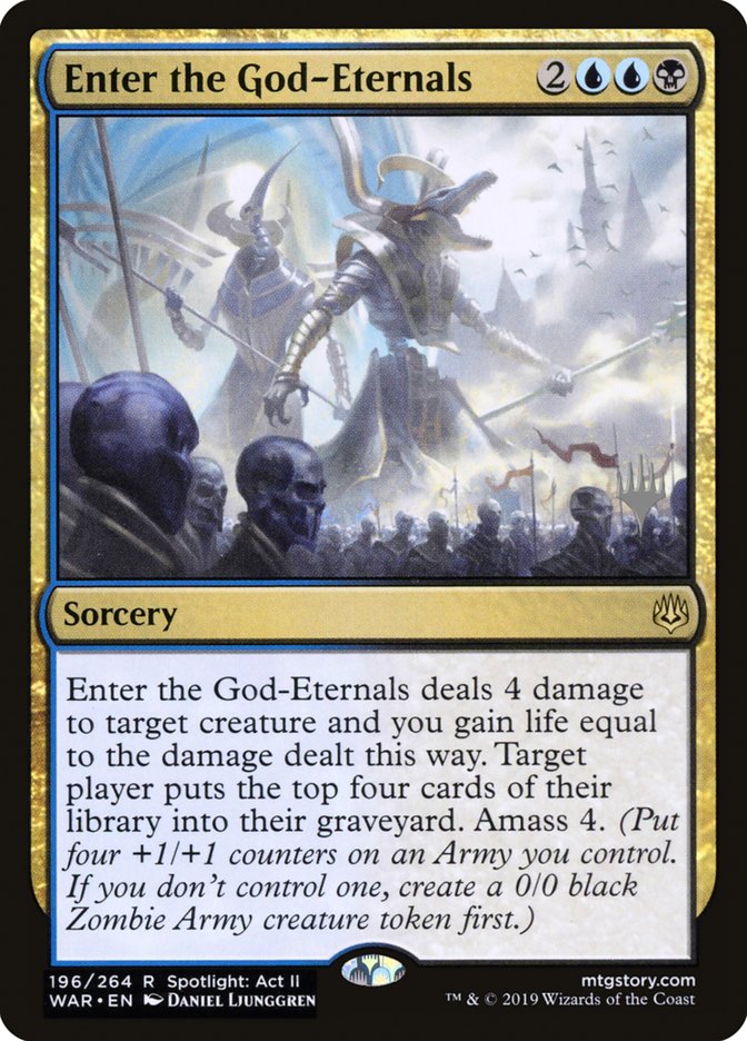 Enter the God-Eternals (Promo Pack) [War of the Spark Promos] (PWAR 196P)