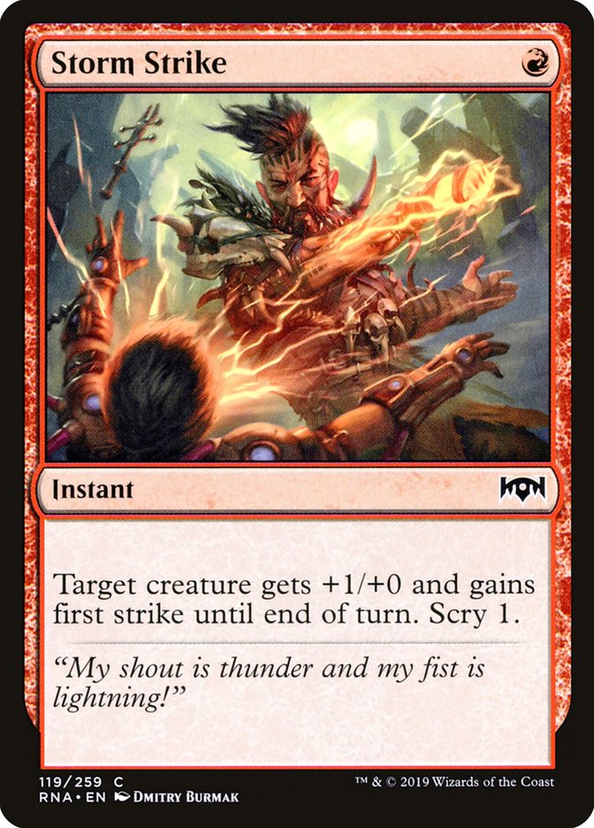 Storm Strike [Ravnica Allegiance] (RNA 119)