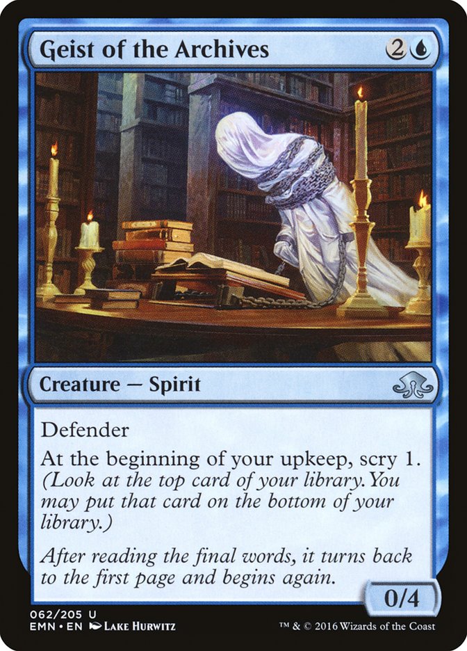 Geist of the Archives [Eldritch Moon] (EMN 62)