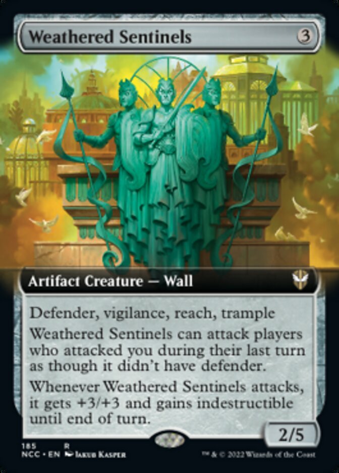 Weathered Sentinels (Extended Art) [Streets of New Capenna Commander] (NCC 185)