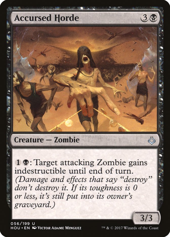 Accursed Horde [Hour of Devastation] (HOU 56)