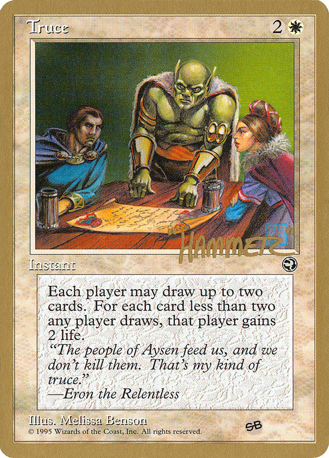 Truce (Shawn "Hammer" Regnier) (SB) [Pro Tour Collector Set] (PTC SHR20SB)