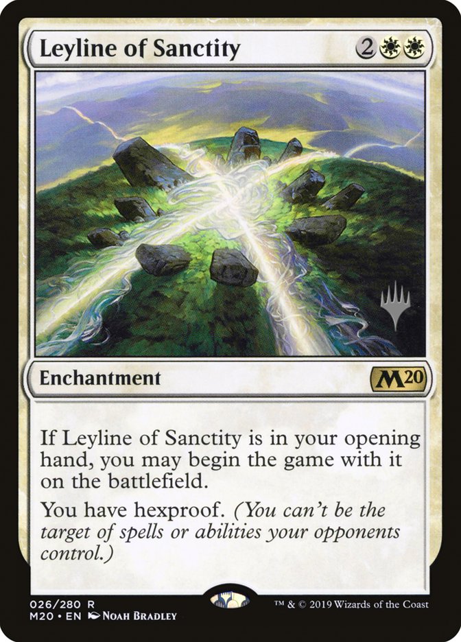 Leyline of Sanctity (Promo Pack) [Core Set 2020 Promos] (PM20 26P)