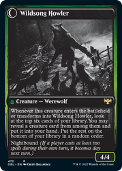 Howlpack Piper // Wildsong Howler [Innistrad: Double Feature] (DBL 472)