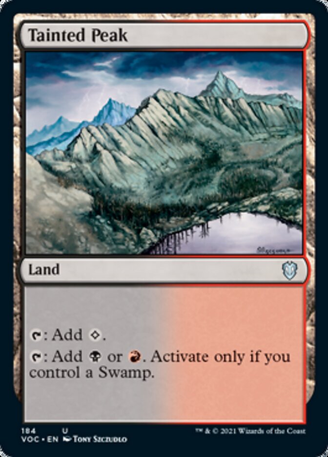 Tainted Peak [Innistrad: Crimson Vow Commander] (VOC 184)